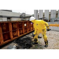 Kimberly-Clark Professional 684 Kimberly-Clark X-Large Yellow KleenGuard A70 Level B/C Chemical Protection Coveralls With Zipper
